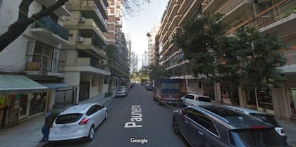 Paunero al 2700, en el barrio de Palermo, donde Saúl Hilu fue encontrado sin vida