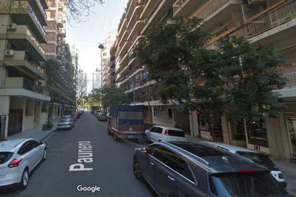 Paunero al 2700, en el barrio de Palermo, donde fue asesinado Saúl Hilu en diciembre de 2021