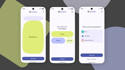 Pause Point es una pausa autoimpuesta de 10 segundos antes de usar una app que consideramos adictiva