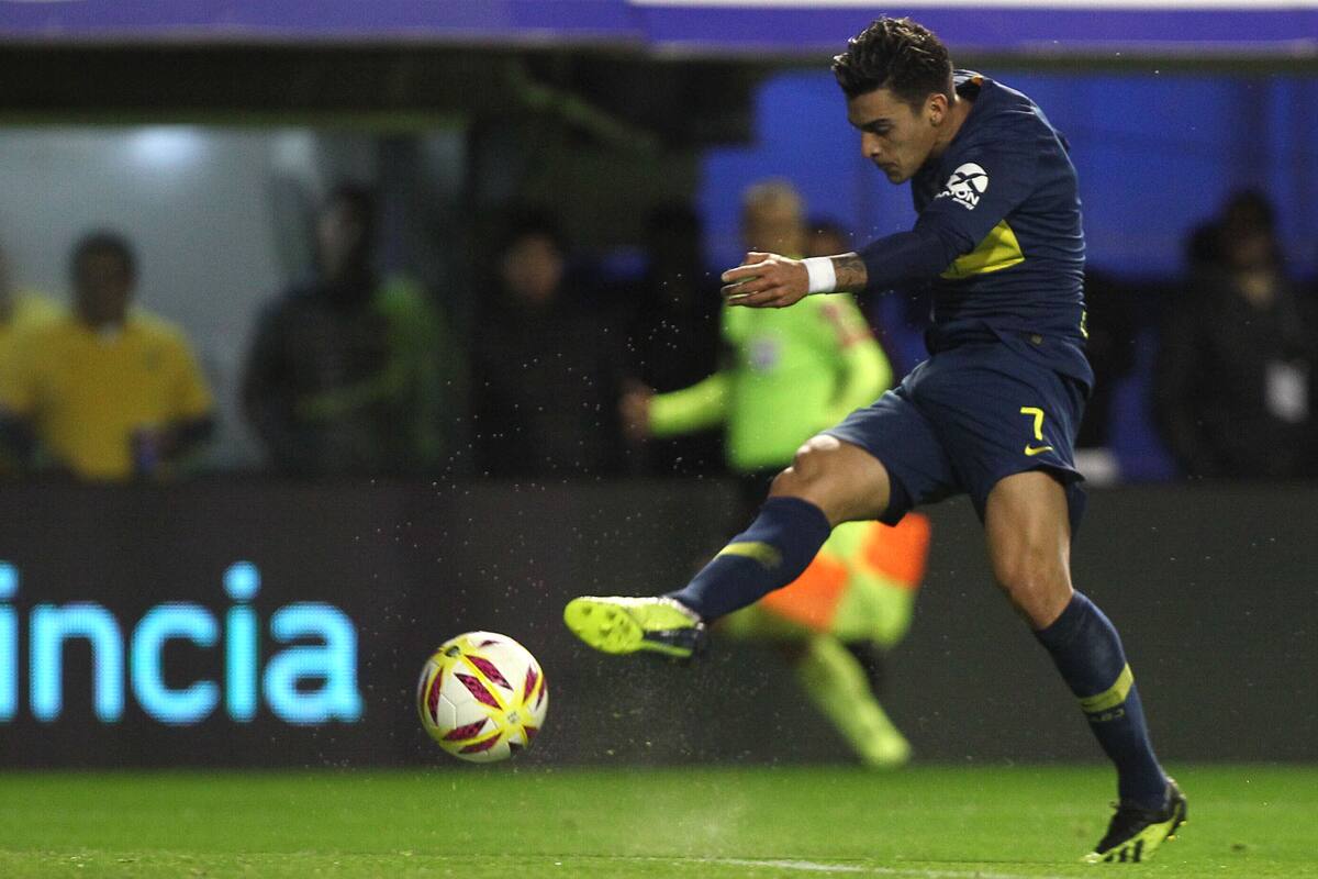 Pavon , jugador de Boca Juniors.