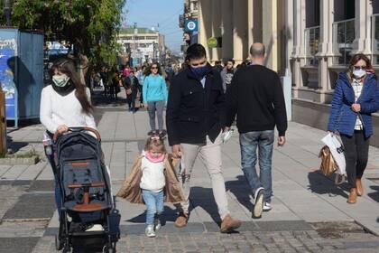La peatonal de Paraná