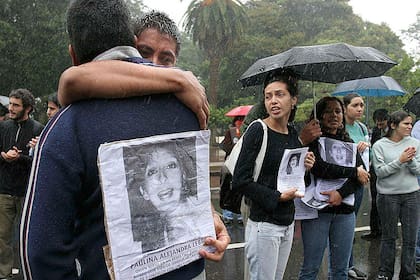 Pedido de justicia durante el último juicio