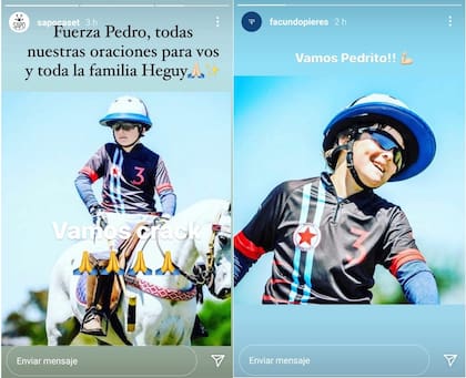 Los mensajes de apoyo para Pedrito Heguy