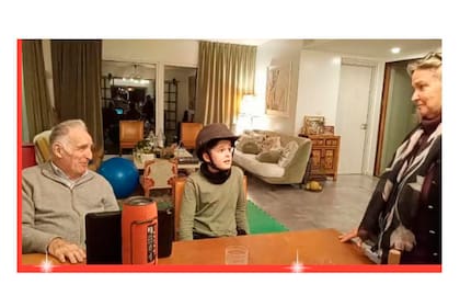 Pedrito Heguy y el reencuentro con sus abuelos, Alberto Pedro y Silvia