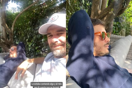Pedro Alfonso aprovechó la siesta de Tomás Fonzi y se divirtió un rato en Instagram