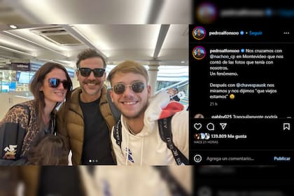 Pedro Alfonso compartió el recuerdo con Nacho de GH (Foto Instagram @pedroalfonsoo)