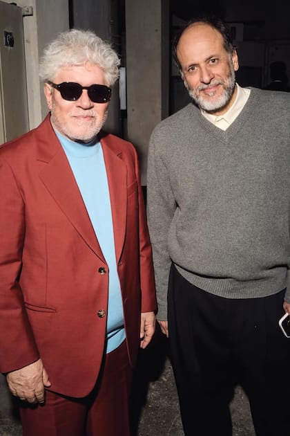 Pedro
Almodóvar
con su par
italiano Luca
Guadagnino