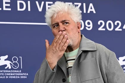Pedro Almodóvar hoy en Venecia ante la prensa internacional