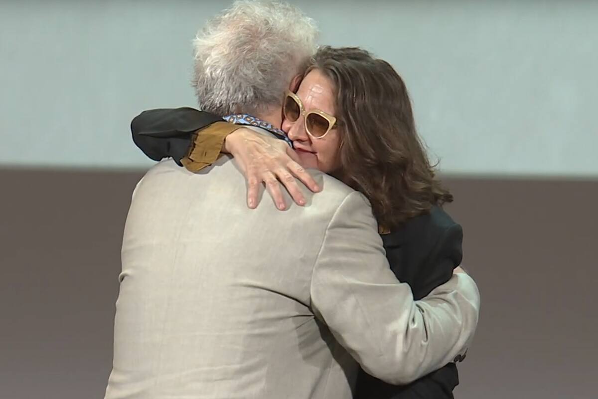 Pedro Almodóvar y Lucrecia Martel