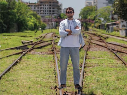 Pedro en la producción de fotos para el libro