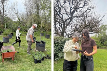 Pedro Girini Casares coordina la logística en terreno, supervisando la implantación y el movimiento de suelo