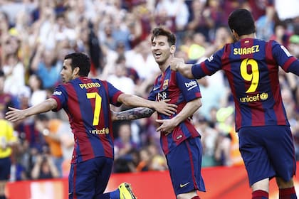 Pedro hizo un golazo para la victoria del Barcelona
