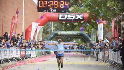 Pedro Luis Gómez en el Maratón de Córdoba