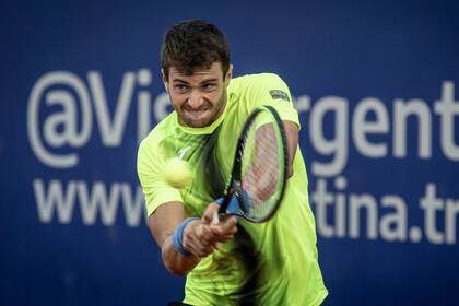 Pedro Martínez, el español proveniente de la qualy, no pudo con Lajovic y se despidió del Argentina Oopen