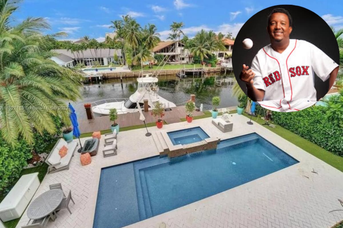 Pedro Martínez eligió vivir en San Souci Estates, una exclusiva comunidad cerrada de North Miami famosa por sus mansiones frente al agua y su alta seguridad residencial