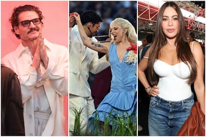 Pedro Pascal, Bad Bunny, Lady Gaga y Sofía Vergara en el Super Bowl