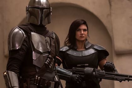 Pedro Pascal como Din Djarin -conocido como Mando- en The Mandalorian