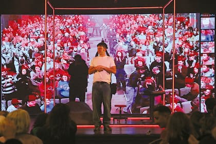Pedro Rosemblat en el escenario
