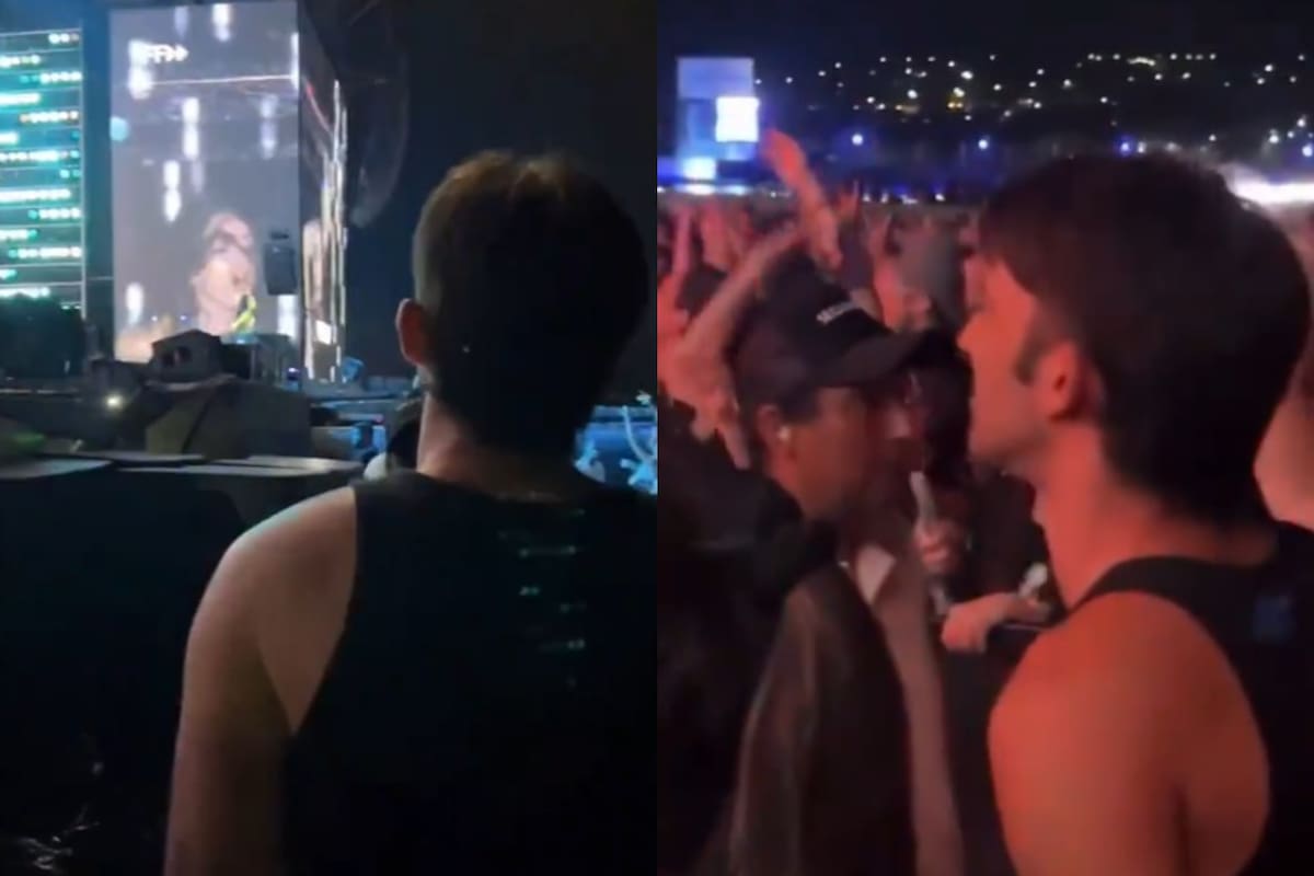Pedro Rosemblat fue a ver a Lali Espósito al Cosquín Rock y revolcionó las redes
