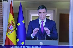 Pedro Sánchez envió un mensaje televisado desde La Moncloa