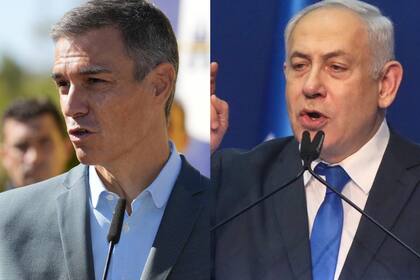 Pedro Sánchez y Benjamin Netanyahu