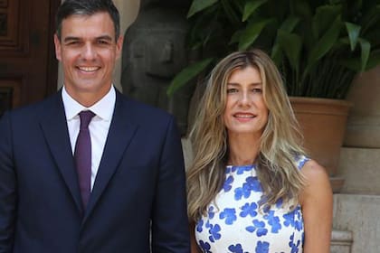 Pedro Sánchez y su esposa Begoña Gómez