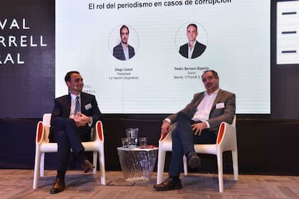 Pedro Serrano Espelta, socio de Marval, O`Farrell y Mairal, junto a Diego Cabot