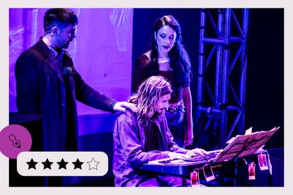 Pedro Velázquez, Lucien Gilabert y Federico Couts, en Tick Tick Boom