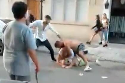Pelea a la salida del boliche