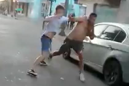 Pelea a la salida del boliche