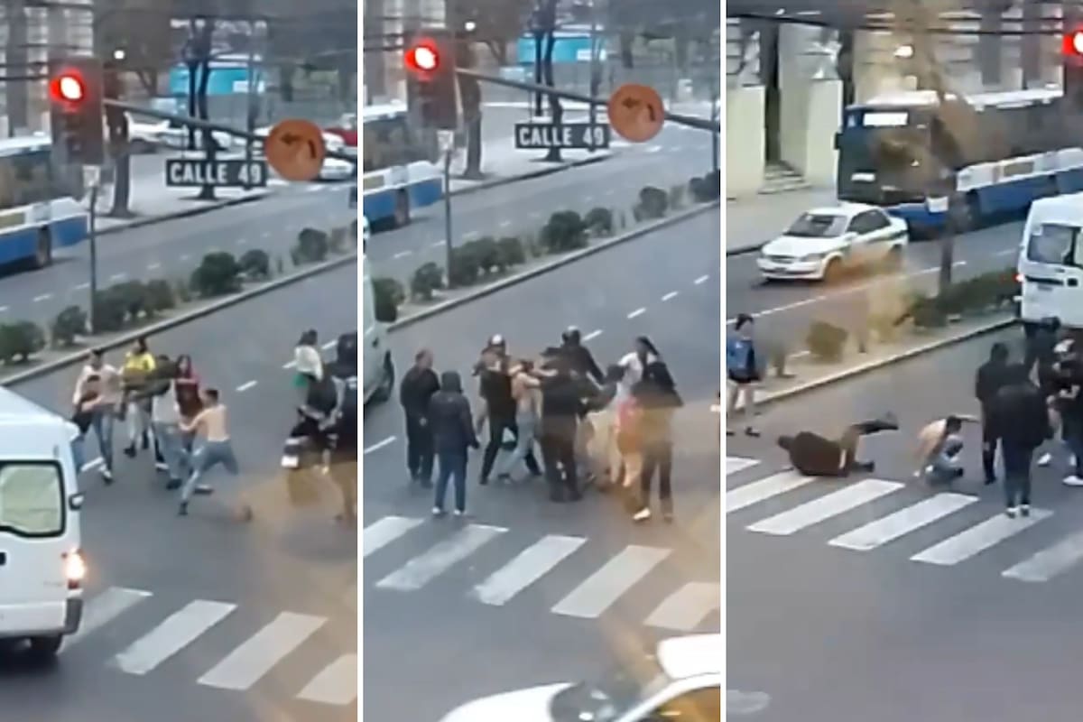 Pelea en La Plata