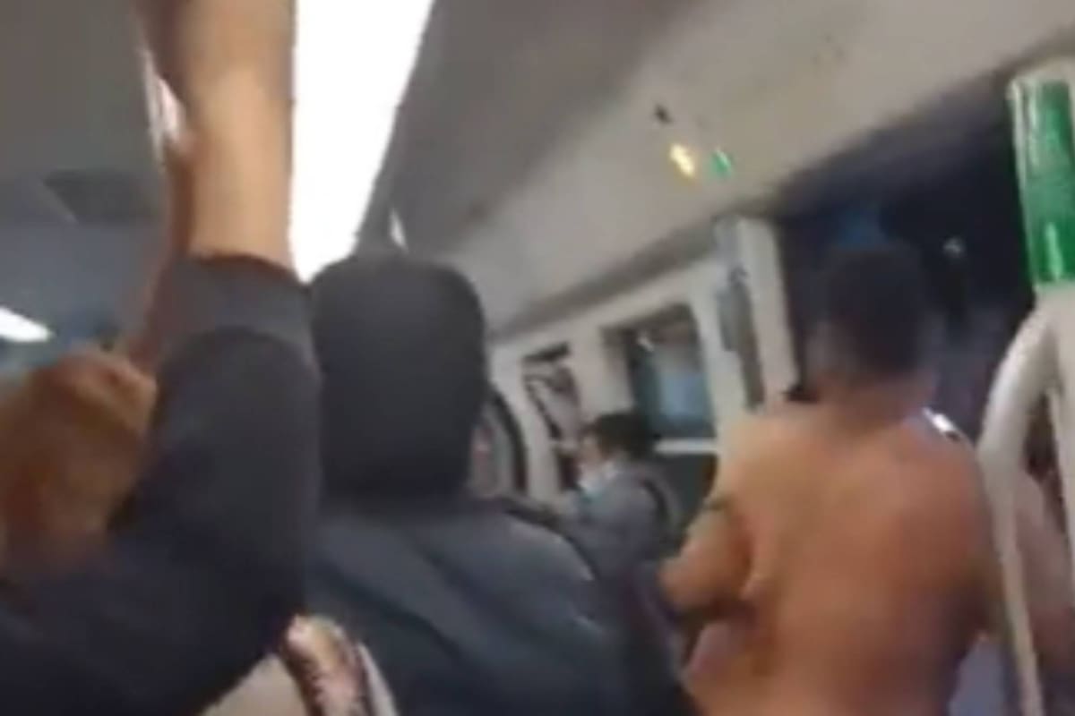 Pelea en la formación el tren Sarmiento
