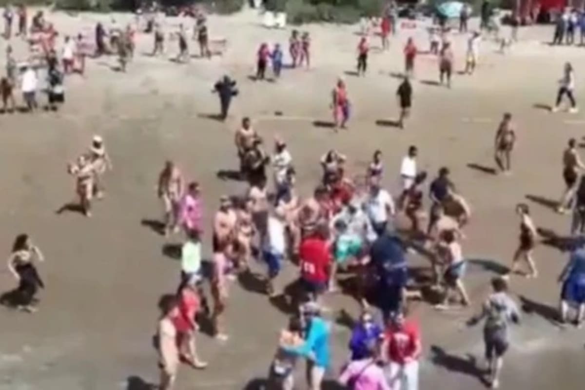 Pelea entre guardavidas en Costa Azul