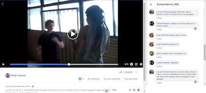 Pelea entre un compañero de Lucas Pertossi, y otra persona del turno mañana, en la escuela de Zárate