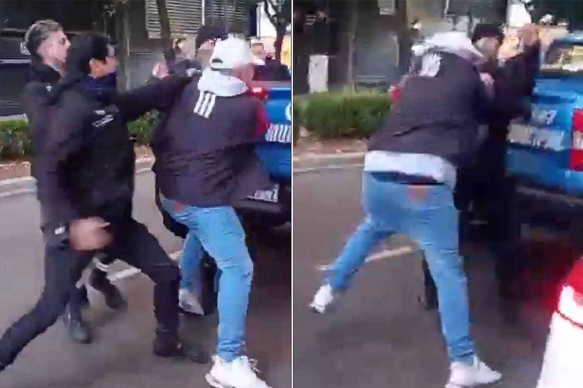 Pelea entre un conductor y varios agentes de tránsito en La Plata