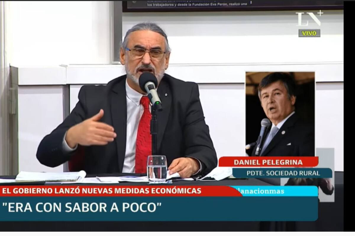 Pelegrina sostuvo que a la Mesa de Enlace "buscan siempre esconderla un poco más"