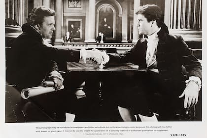 Películade 1984, Mel Gibson y Anthony Hopkins Reproducciones que pertenecieron al archivo de Tiempo Argentino, Cronista Comercial y La Opinión. Hernán Zenteno/Reproducción