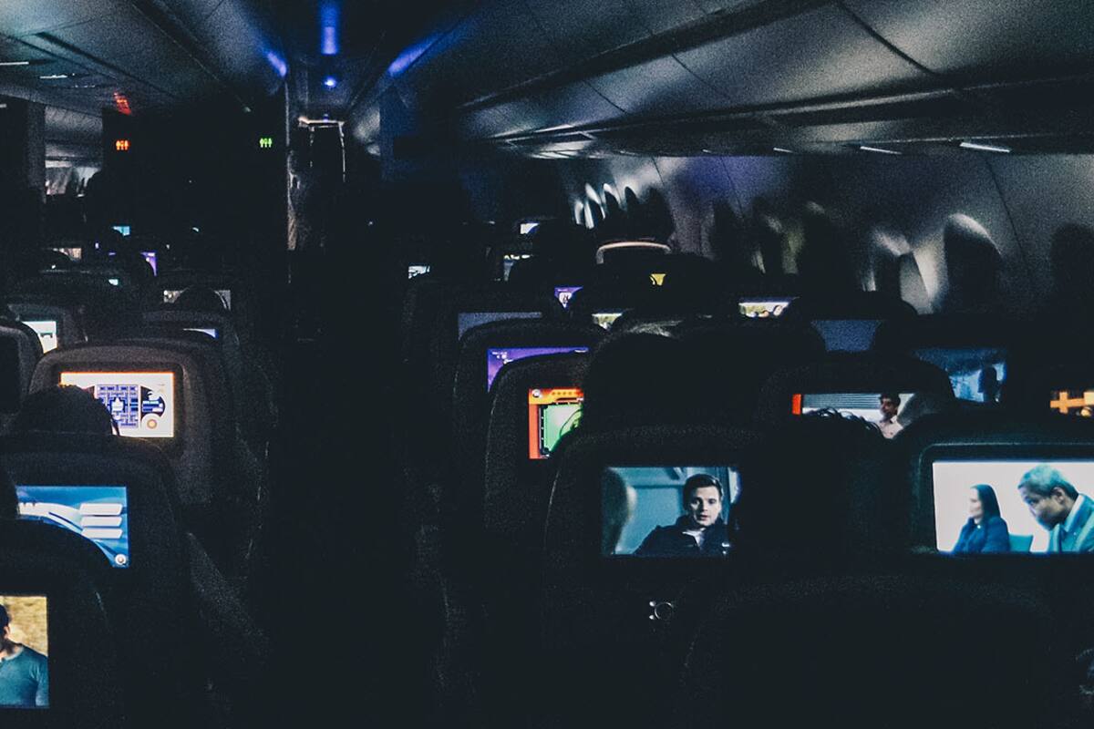 Películas en el avión