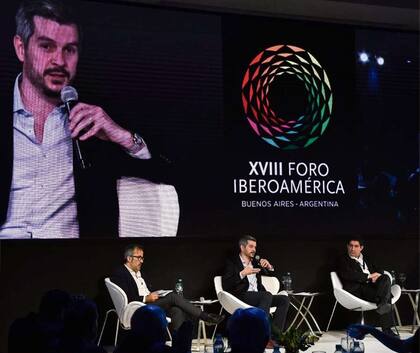 Peña expuso en el Foro Iberoamérica, que cerró ayer en Puerto Madero
