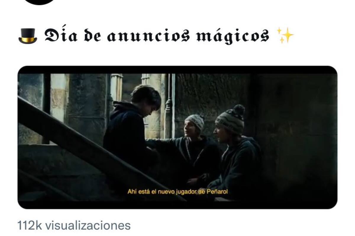 Peñarol anunció la llegada de un nuevo jugador con un original posteo