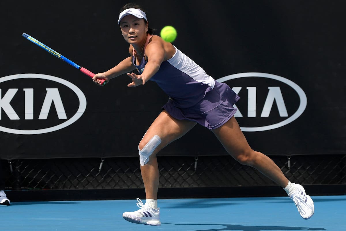 Peng Shuai en acción: su acusación sacudió el poder político chino