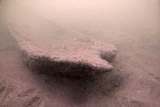 Un objeto le llamó la atención mientras buceaba en un lago y lo que encontró lo dejó sin palabras