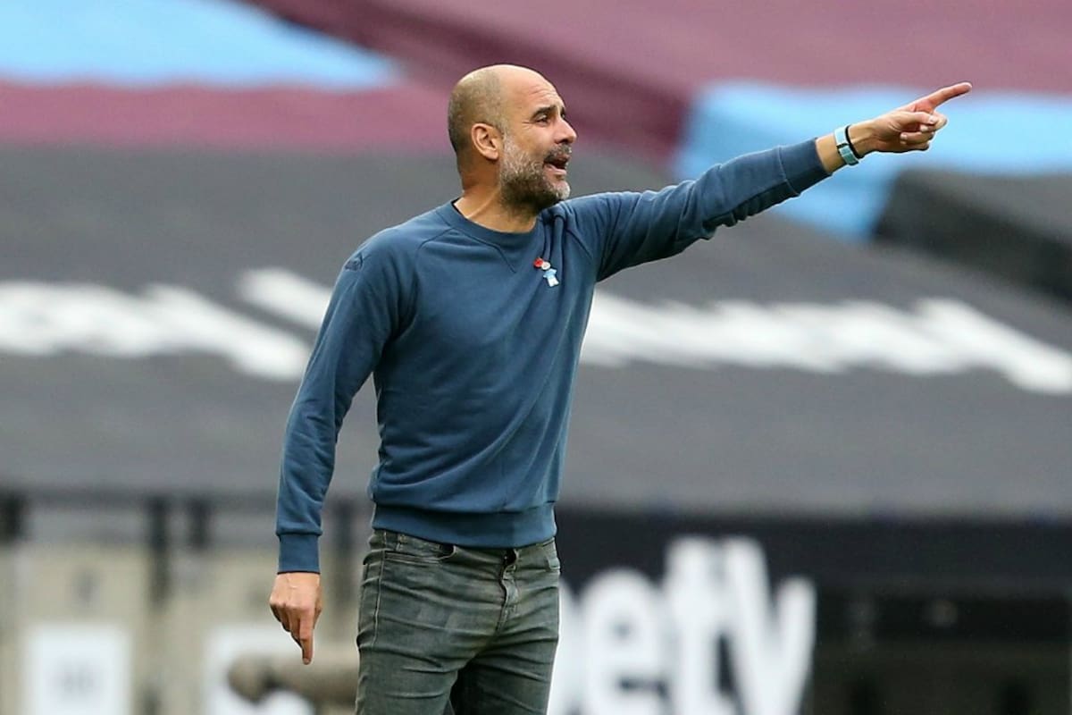 Pep Guardiola, entrenador de Manchester City