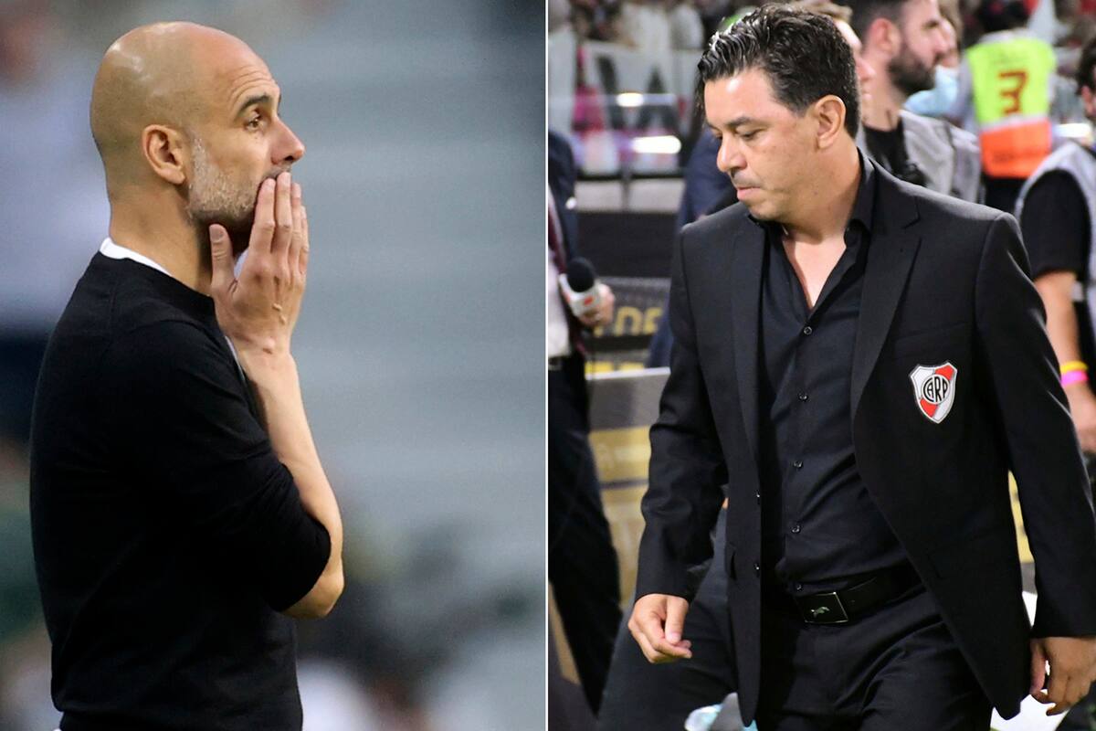 Pep Guardiola y Marcelo Gallardo, dos los entrenadores destacados por la prestigiosa revista inglesa FourFourTwo.