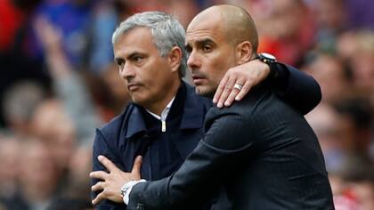 Pep le ganó a Mou en el primer duelo con acento inglés