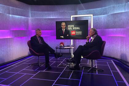 Pepe Gil junto a Marcelo Longobardi