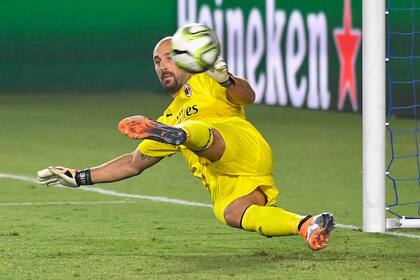 Pepe Reina, arquero de Milan