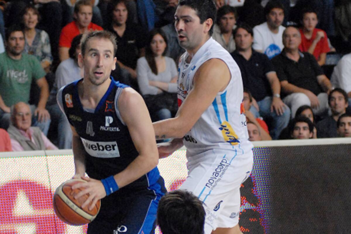 Pepe Sánchez y Leo Gutiérrez, en acción