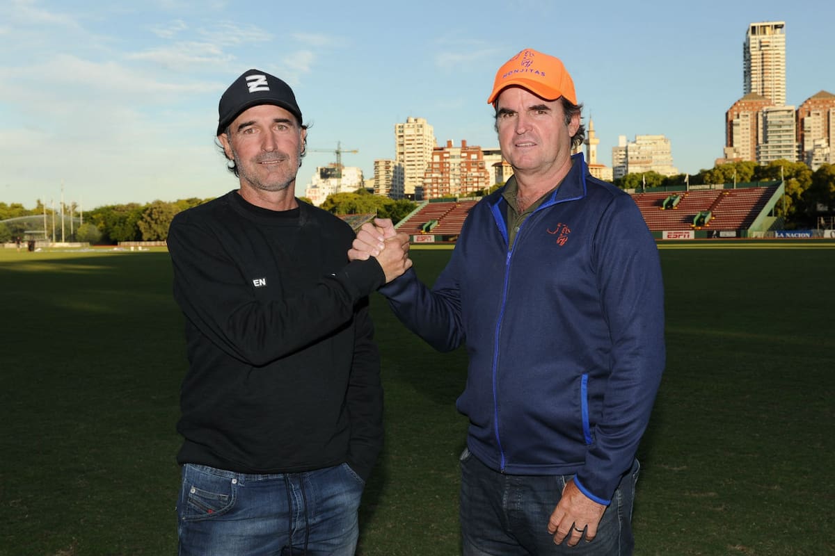 Pepe y Ruso Heguy compartieron 31 Palermo; ahora, se enfrentan como entrenadores