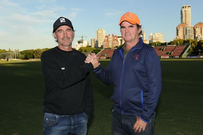 Pepe y Ruso Heguy compartieron 31 Palermo; ahora, se enfrentan como entrenadores